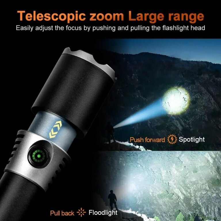 Rechargeable Mini Tactical LED Flashlight