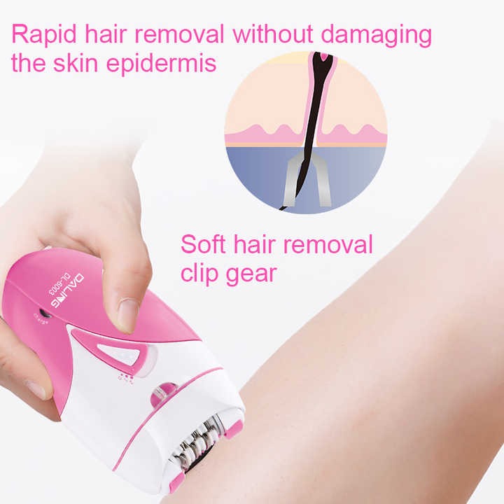 DALING Rechargeable Ladies Hair Epilator