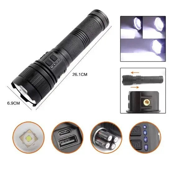 COBA G400 Imported Powerful Flashlight Torch