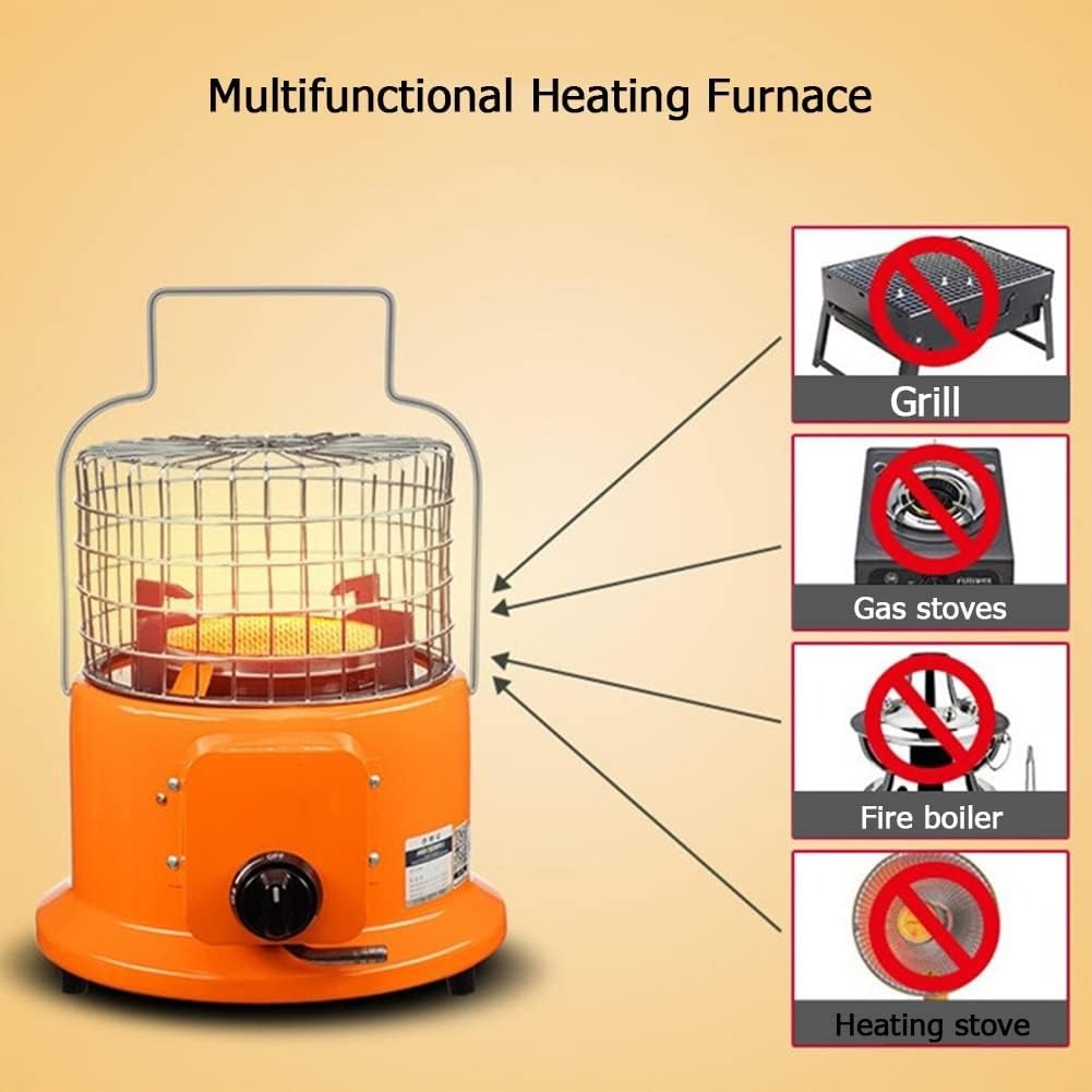 Portable 2-in-1 Gas Heater & Stove