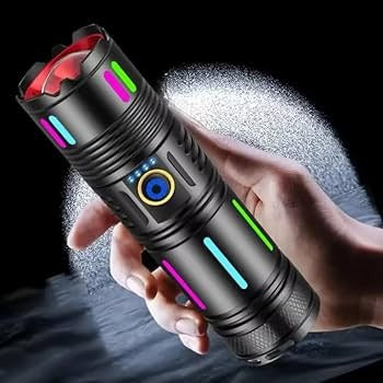Rechargeable Zoomable Torch- 1.2 KM