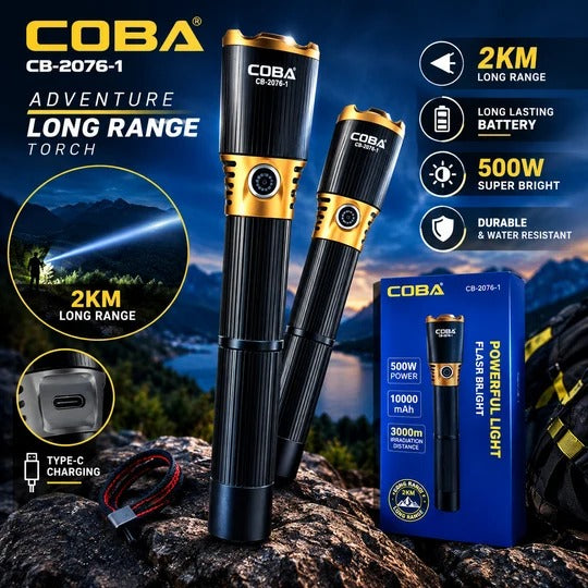 COBA Powerful Flashlight | 2KM
