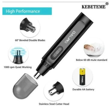 Daling Rechargeable Nose/Ears Hairs Trimmer