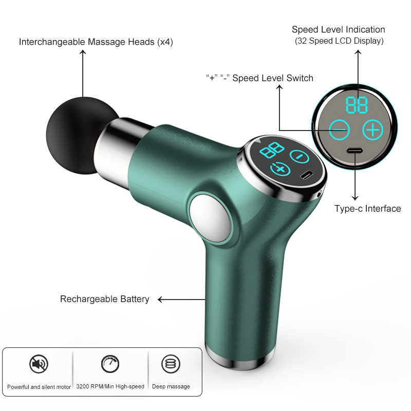 Fascial Gun Deep muscle Massager