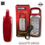 Solar + USB Rechargeable LED Flashlight
