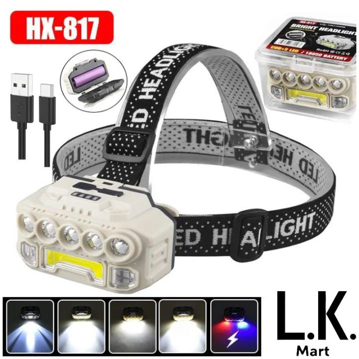 Rechargeable Sensor LED Headlamp