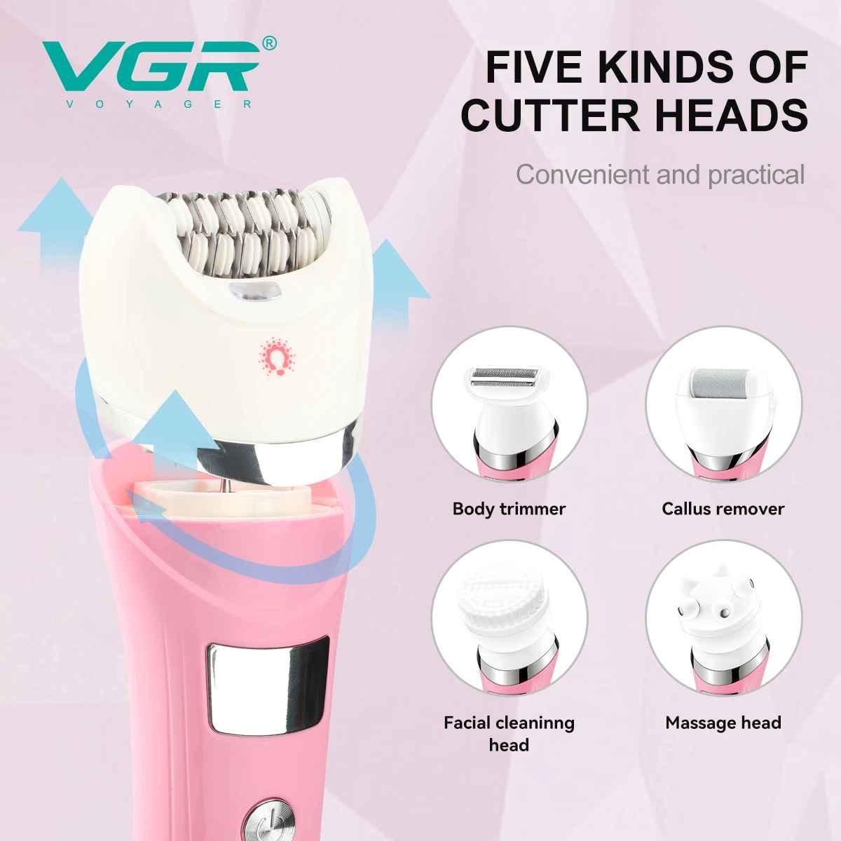 VGR 5-in-1 Women's Grooming KIT