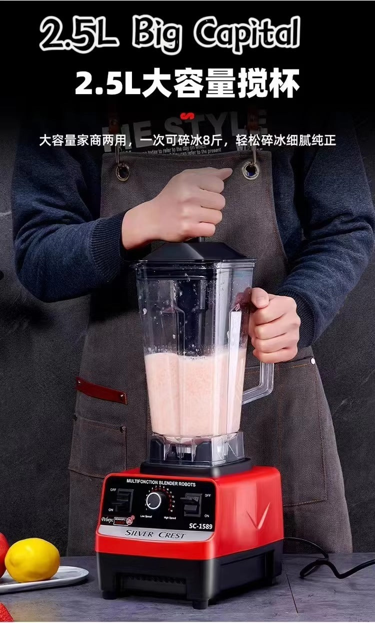 2-in-1 Silver Crest Heavy Duty Blender Juicer- 4500W