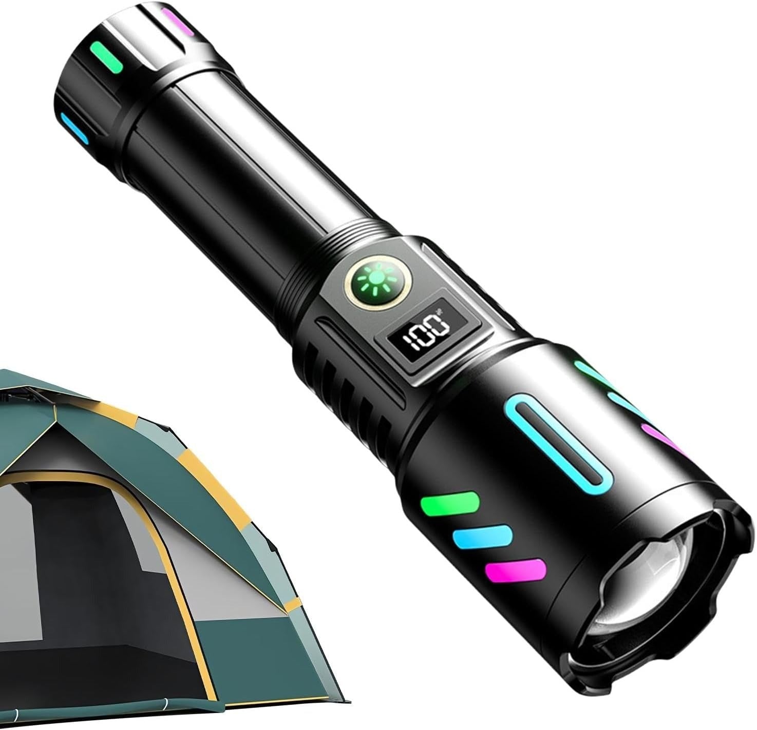 Rechargeable Zoomable Torch- 1KM