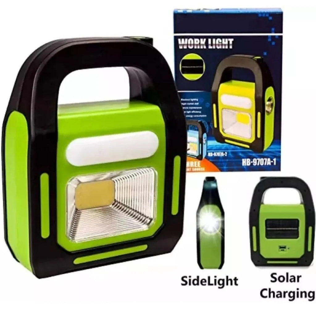 Solar & USB Recharging Flashlight
