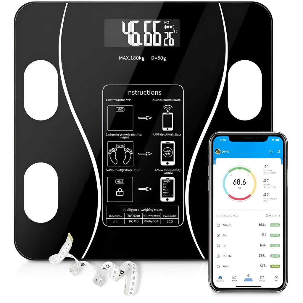 Smart App Bluetooth Weight Scale- 180 KG
