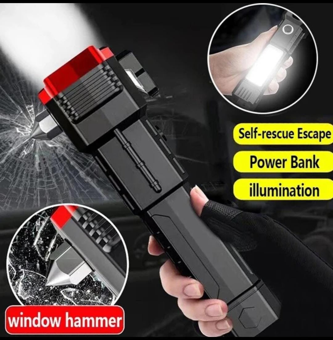 Rechargeable Mini Emergency Flashlight- PLASTIC BODY