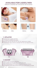 2in1 Women Epilator & Shaver