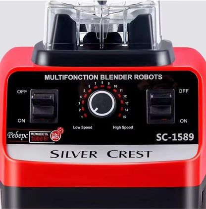 2-in-1 Silver Crest Heavy Duty Blender Juicer- 4500W