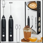 2-in-1 Rechargeable Electric Coffee Beater & Mixer