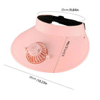 Rechargeable Rotating SUN CAP/HAT FAN
