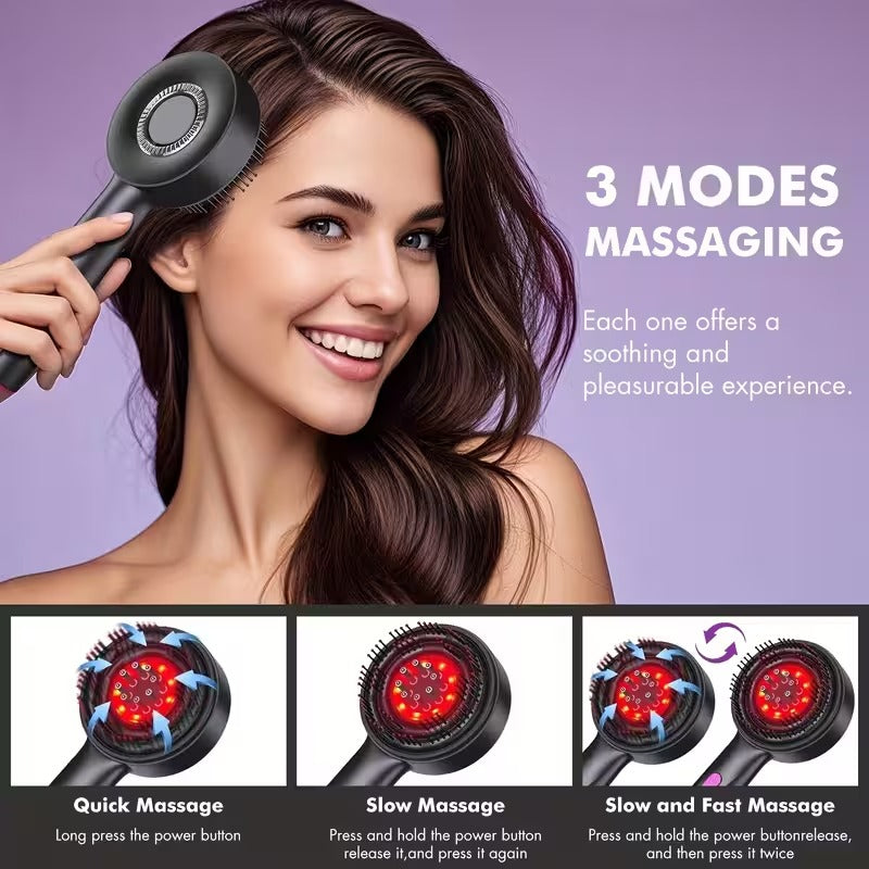 Rechargeable Scalp Oil Massaging Brush