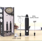 2-in-1 Rechargeable Electric Coffee Beater & Mixer