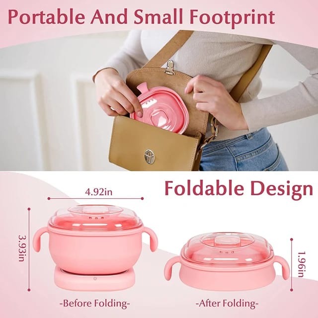 Foldable Silicone Wax Heater- 400ml