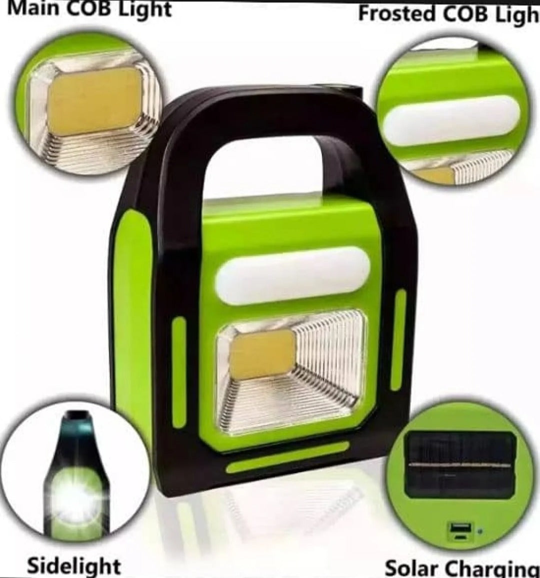 Solar & USB Recharging Flashlight