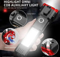 Rechargeable Mini Emergency Flashlight- PLASTIC BODY