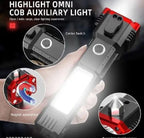 Rechargeable Mini Emergency Flashlight- PLASTIC BODY