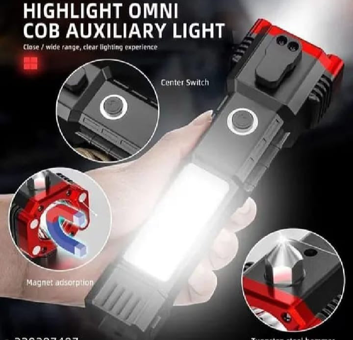 Rechargeable Mini Emergency Flashlight- PLASTIC BODY