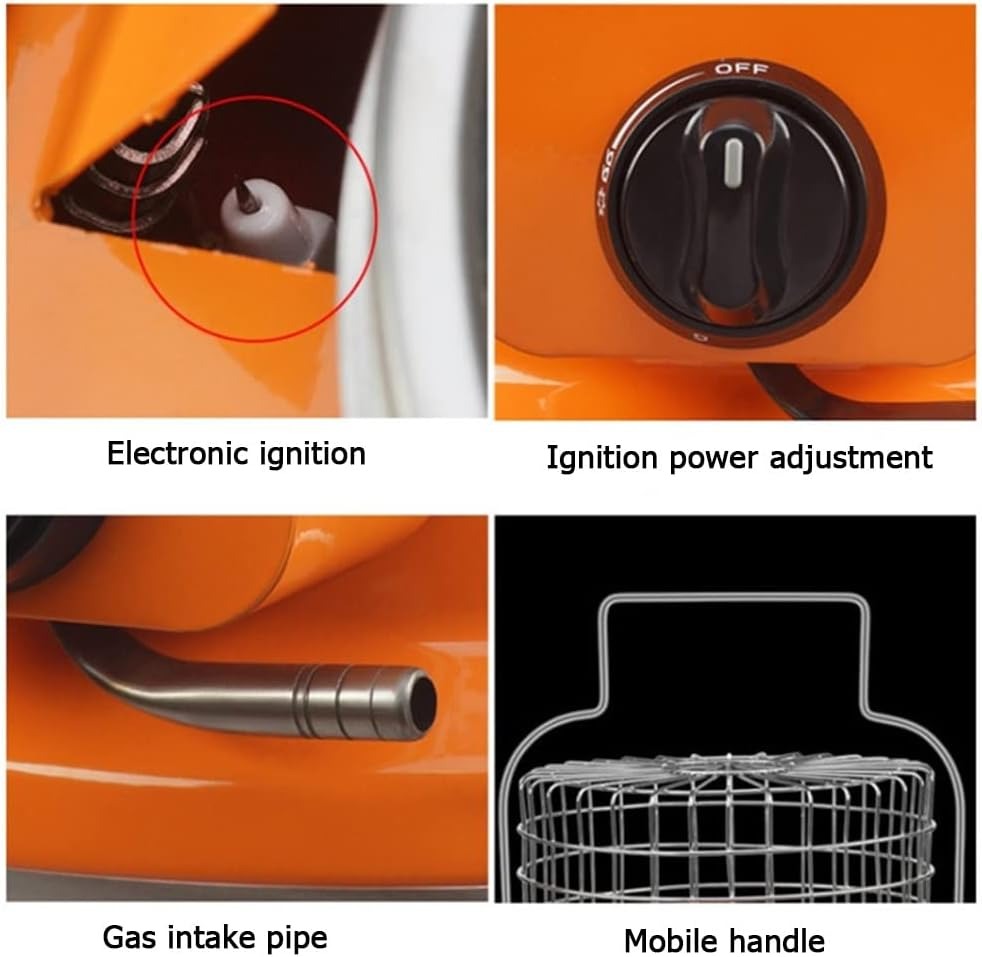 Portable 2-in-1 Gas Heater & Stove