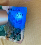 Rechargeable UV Currency Checker Torch