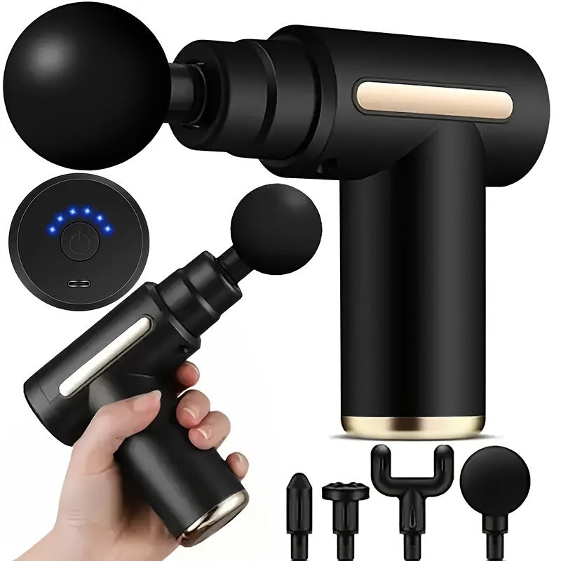 4 in 1 Rechargeable Deep Tissue Massager Gun