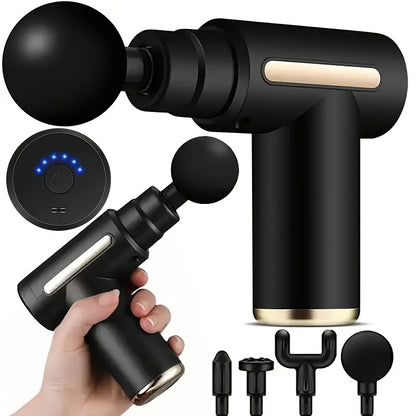 4 in 1 Rechargeable Deep Tissue Massager Gun