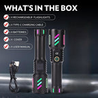 Rechargeable Zoomable Torch- 1KM