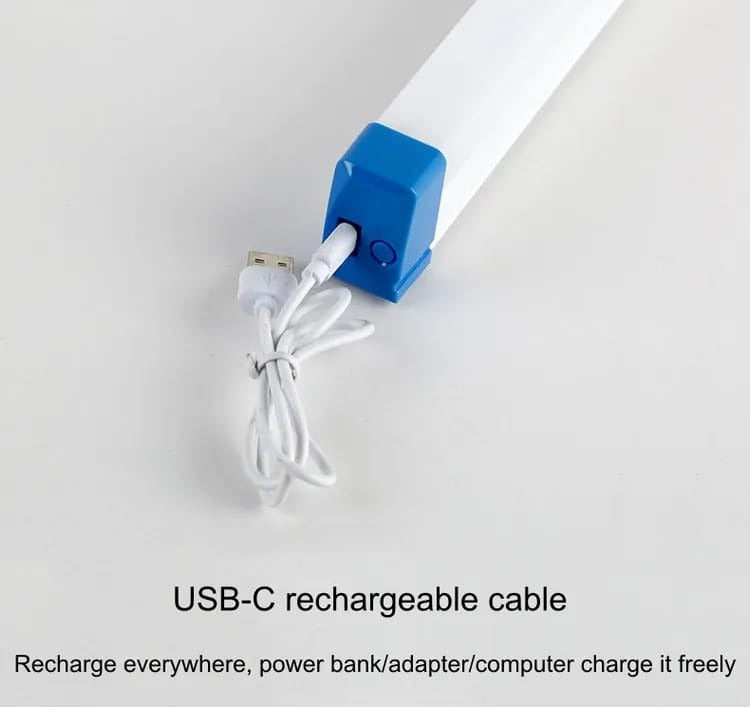 USB Rechargeable LED Tube Light
