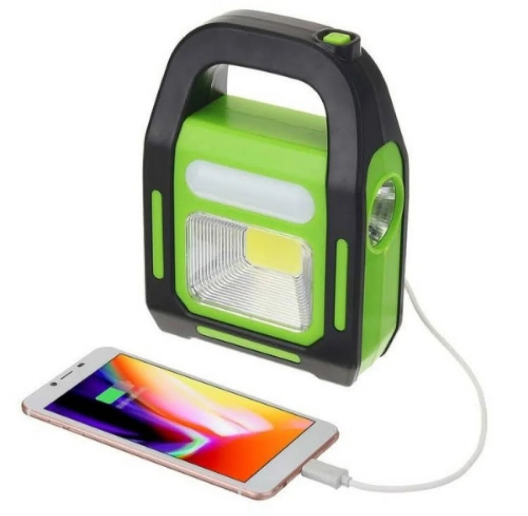 Solar & USB Recharging Flashlight