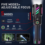 Rechargeable Zoomable Torch- 1KM