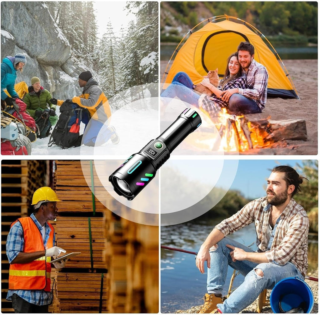Rechargeable Zoomable Torch- 1KM