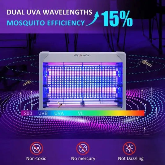 220V Mosquito Killer LED Lamp- Insects Trap Pest Flies