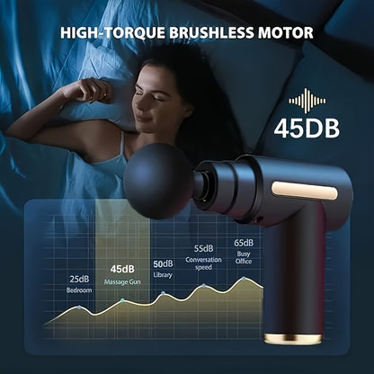 4 in 1 Rechargeable Deep Tissue Massager Gun
