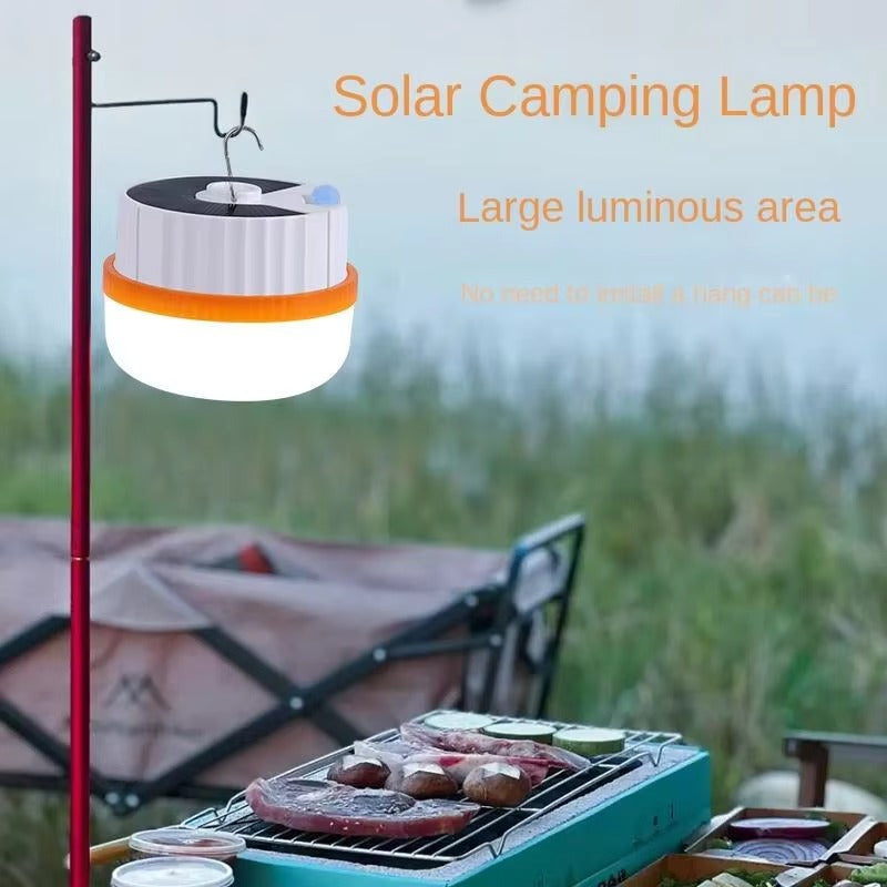 Solar & USB Rechargeable Camping Lamp