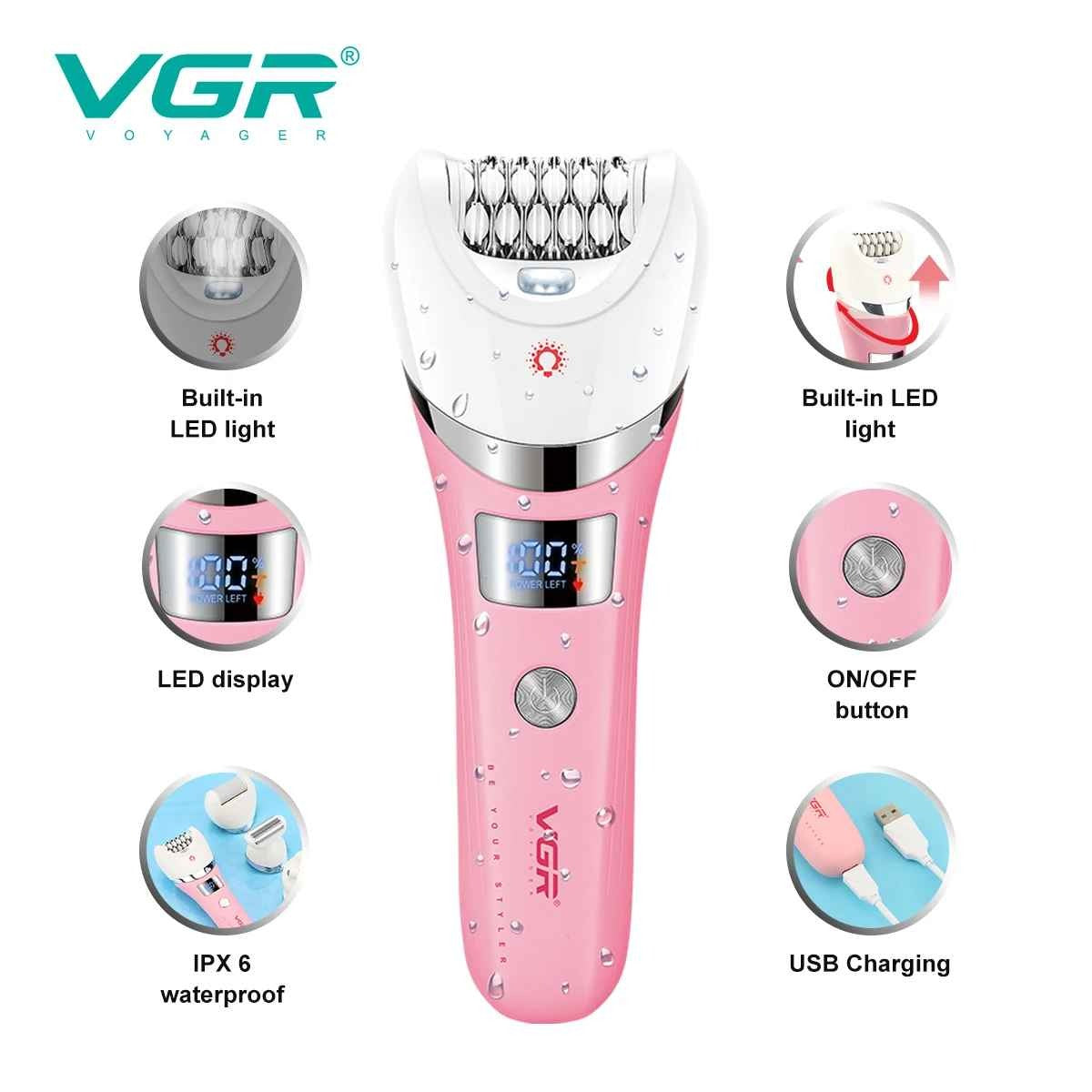 VGR 5-in-1 Women's Grooming KIT