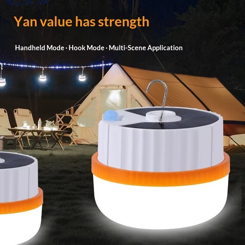 Solar & USB Rechargeable Camping Lamp
