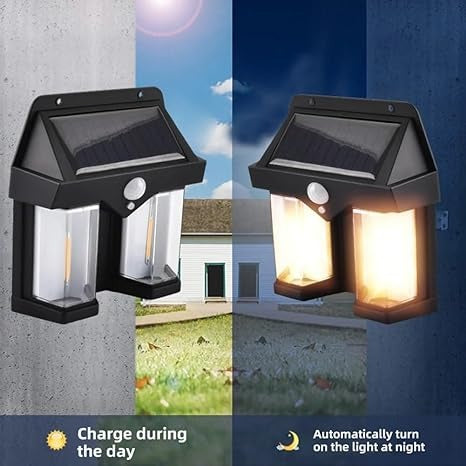 Motion Sensor Solar Wall Lamp