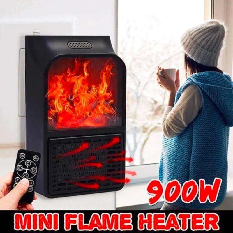 Electric Flame Heater - 1000 Watt