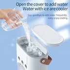 Rechargeable Double Head + Water Spray Fan