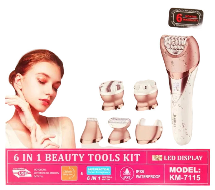 KEMEI 6 IN 1 BEAUTY KIT