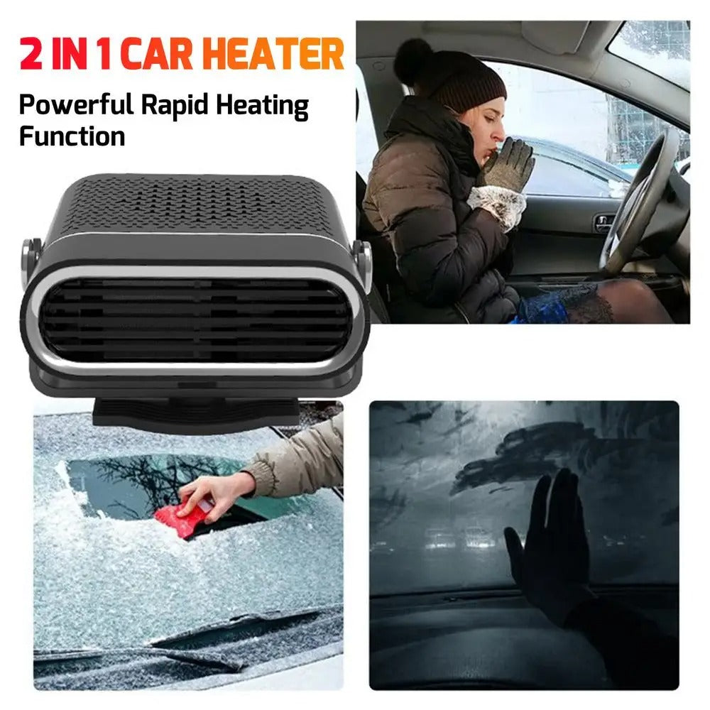 Portable Car Cold & Warm Air Defroster- 12V