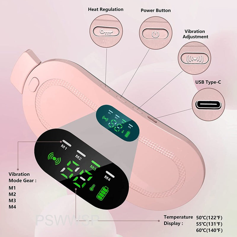 Rechargeable Women Period Cramp Relief Belt