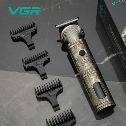VGR Metal Professional Hair Beard Clipper