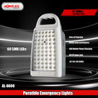 AOnelec Rechargeable Emergency Light- 60 LEDs