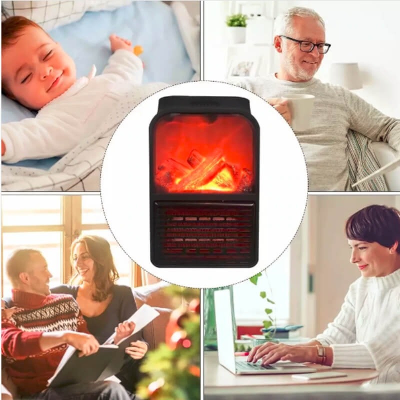 Electric Flame Heater - 1000 Watt